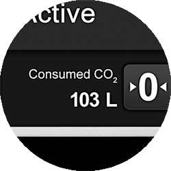 gas consumption display image